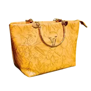 Mustard floral bag