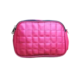 Red 3 zipper crossbody bag