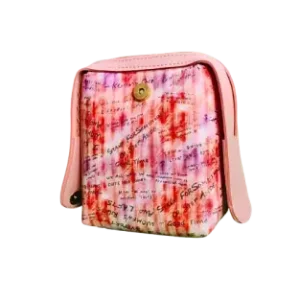 Transparent pink bag