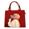 Maroon girlie bag