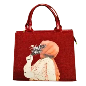 Maroon girlie bag